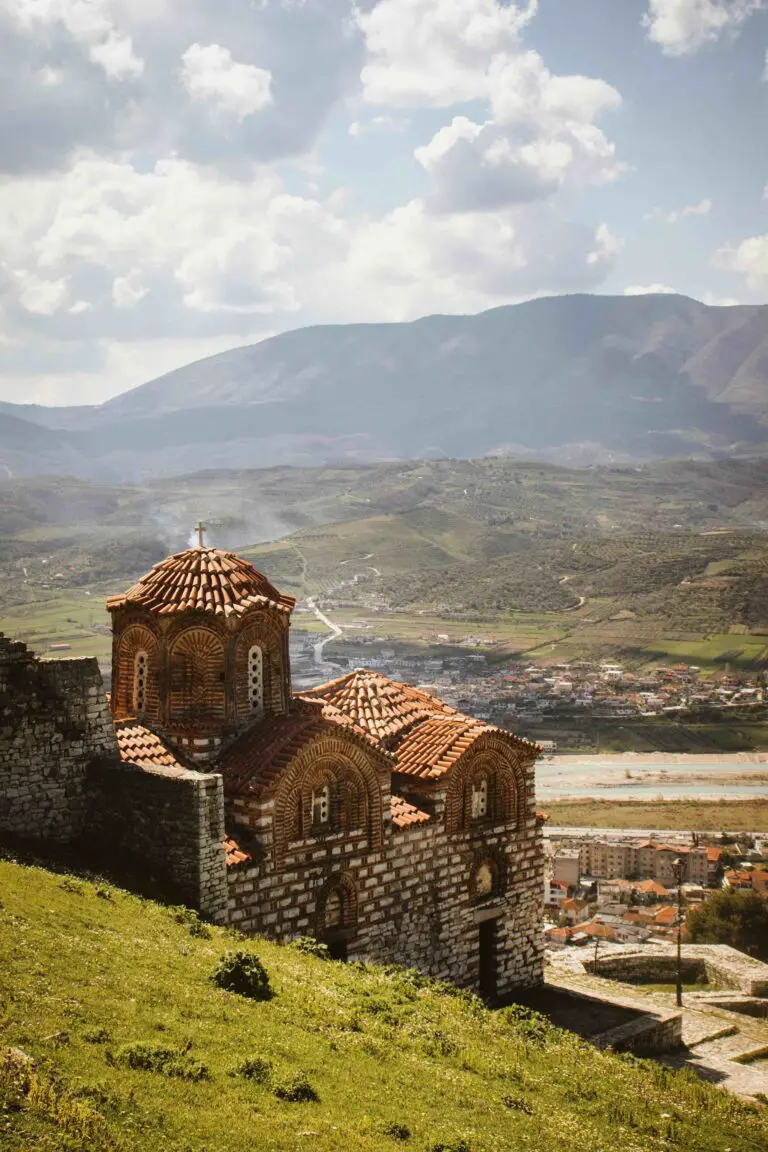 Castle Berat Ruins View